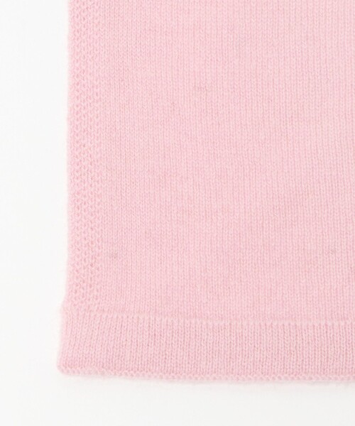 6（ロク）の「＜6(ROKU)＞カシミヤ ミニ ストール（ストール/ショール・レディース・イエロー/ライトピンク/グレー系・FREE）」の7枚目の写真