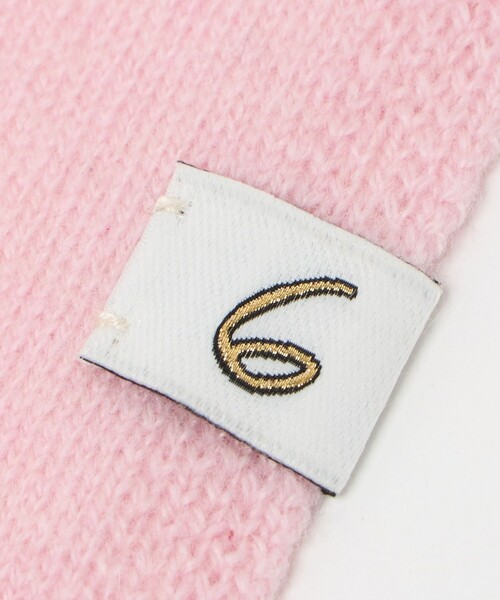 6（ロク）の「＜6(ROKU)＞カシミヤ ミニ ストール（ストール/ショール・レディース・イエロー/ライトピンク/グレー系・FREE）」の11枚目の写真