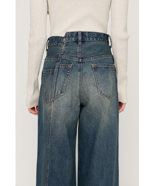 SLY スライ　J/W SWITCHING STRAIGHT PT ジーンズ 新色追加】J/W SWITCHING STRAIGHT PT ジャストウエスト スウィッチ