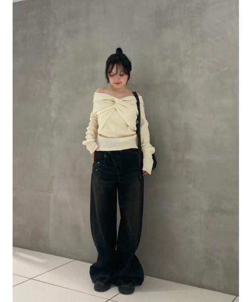 SLY ジャストウエストスイッチング　ストレートパンツ SLY | J／W SWITCHING STRAIGHT パンツ (ストレート ) |SHEL'TTER WEBSTORE