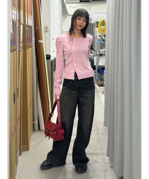 SLY ジャストウエストスイッチング　ストレートパンツ SLY | J／W SWITCHING STRAIGHT パンツ (ストレート ) |SHEL'TTER WEBSTORE