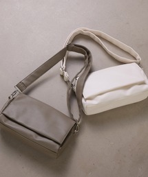 ALTROSE（アルトローズ）の「【500mlペットボトル可】2WAY フラップ ボディバッグ ショルダー バッグ 長方形 合皮（ショルダーバッグ）」