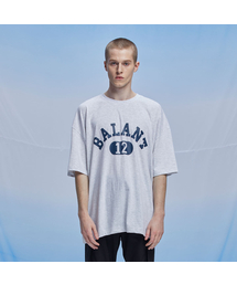 アーチトフォームロゴベーシックTシャツ - グレー