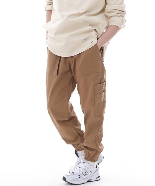 SAINTCREW(セントクルー)の「ツーレイヤーワイドカーゴジョガーパンツ W2-308J キャメル(スウェットパンツ・メンズ・その他・MEDIUM/LARGE/X-LARGE)」の4枚目の写真