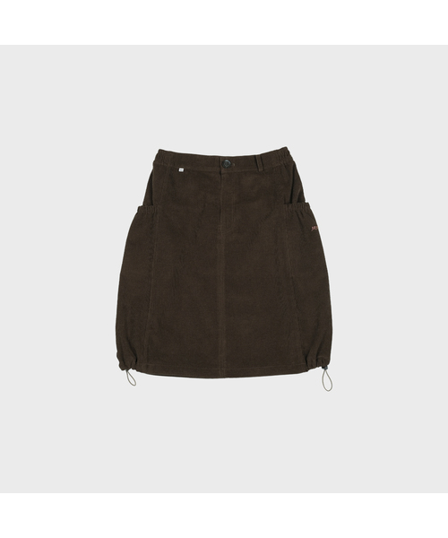 MMOGARDEN(エメモガーデン)の「(w) pumpkin corduroy midi skirt (2colors)(スカート・レディース・ブラウン/カーキ・FREE)」の1枚目の写真