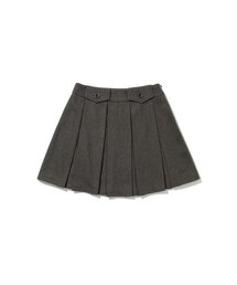 ROCCI ROCCI（ロッシロッシ）の「Pleats Wool Mini Skirt [KHAKI BROWN]（スカート）」