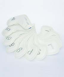 SCOTTGOLF（スコット ゴルフ）の「Croc Pattern Iron Cover Set [White]（ゴルフグッズ）」