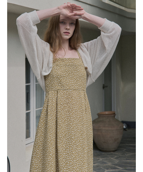 AVANT-G(アバン)の「Floral Pattern Sleeveless Dress - MUSTARD(ワンピース・レディース・その他・FREE)」の5枚目の写真