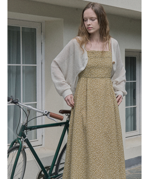 AVANT-G(アバン)の「Floral Pattern Sleeveless Dress - MUSTARD(ワンピース・レディース・その他・FREE)」の6枚目の写真