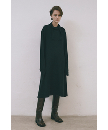 MIDNLOW（ミッドアンドロー）の「Scarf Long Dress (Black)（ワンピース）」