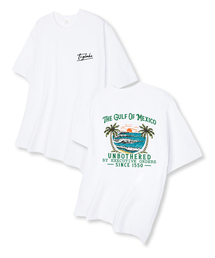 アンボドル オーバーサイズ 半袖Tシャツ ホワイト