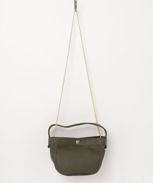 POMTATA(ポンタタ)の「POMTATA/ポンタタ/OEL MINI TOTE/P3170(トートバッグ・レディース・ブラック/オリーブ系3・F)」の2枚目の写真