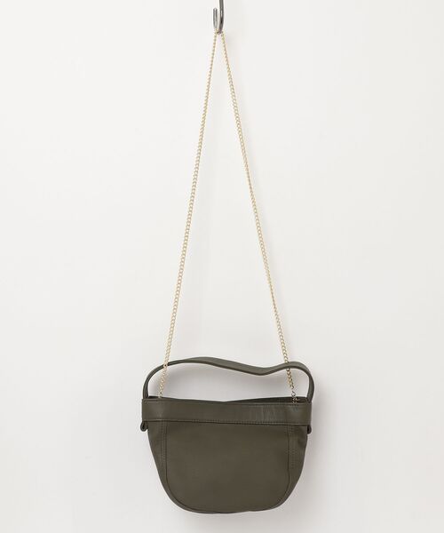 POMTATA(ポンタタ)の「POMTATA/ポンタタ/OEL MINI TOTE/P3170(トートバッグ・レディース・ブラック/オリーブ系3・F)」の3枚目の写真