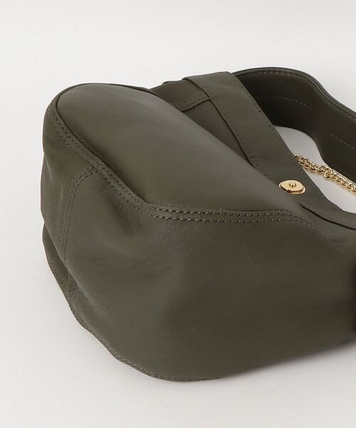 POMTATA(ポンタタ)の「POMTATA/ポンタタ/OEL MINI TOTE/P3170(トートバッグ・レディース・ブラック/オリーブ系3・F)」の4枚目の写真