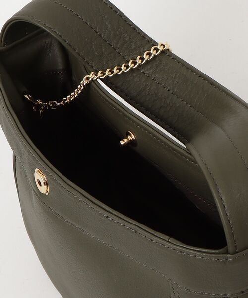 POMTATA(ポンタタ)の「POMTATA/ポンタタ/OEL MINI TOTE/P3170(トートバッグ・レディース・ブラック/オリーブ系3・F)」の5枚目の写真