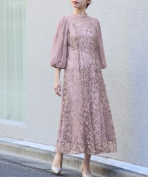 ANDRESD｜アンドレスド（レディース）のドレス（ピンク/桃色系・半端袖