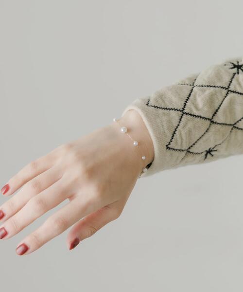 SMELLY（スメリー）の「ステンレスパールブレスレット（ブレスレット・レディース・ゴールド系その他・-）」の3枚目の写真