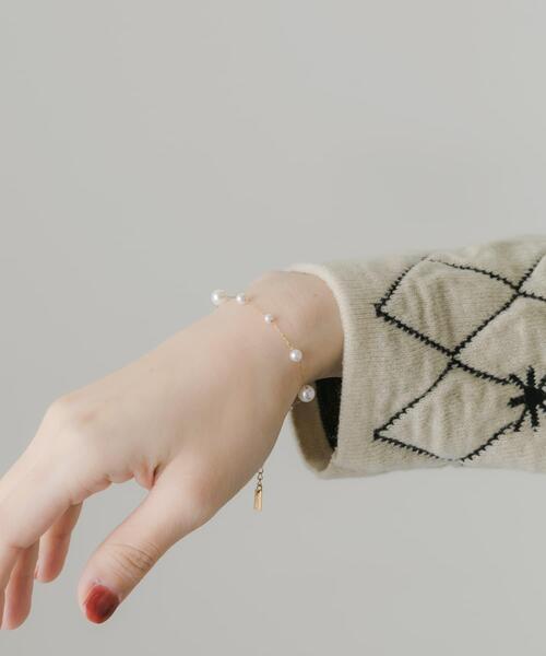 SMELLY（スメリー）の「ステンレスパールブレスレット（ブレスレット・レディース・ゴールド系その他・-）」の4枚目の写真