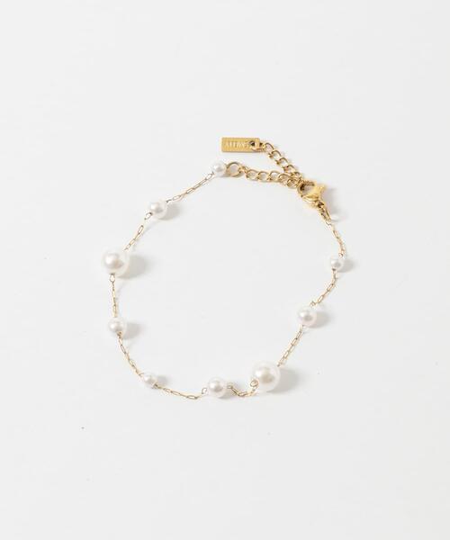 SMELLY（スメリー）の「ステンレスパールブレスレット（ブレスレット・レディース・ゴールド系その他・-）」の6枚目の写真