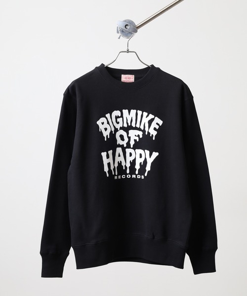 BIG MIKE(ビッグマイク)の「BIGMIKE 裏毛 クルーネック長袖トレーナー(スウェット・レディース・グレー系/ブラック系/ブラック/アッシュグレー/杢グレー/グリーン/ブラック系1/グリーン系・L/XL/M)」の16枚目の写真