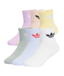 adidas(�A�f�B�_�X)��adidas �A�f�B�_�X K ANKLE SOCK 6P �\�b�N�X KC7916 BLUP/ALMY/BLIL(�\�b�N�X/�C��)