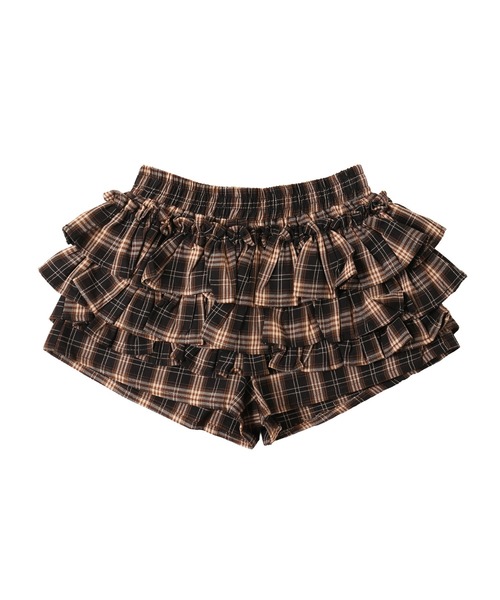 PHILLY（フィリー）の「フリルチェックショートパンツ（その他パンツ・レディース・ブラック/ブラウン・FREE）」の14枚目の写真