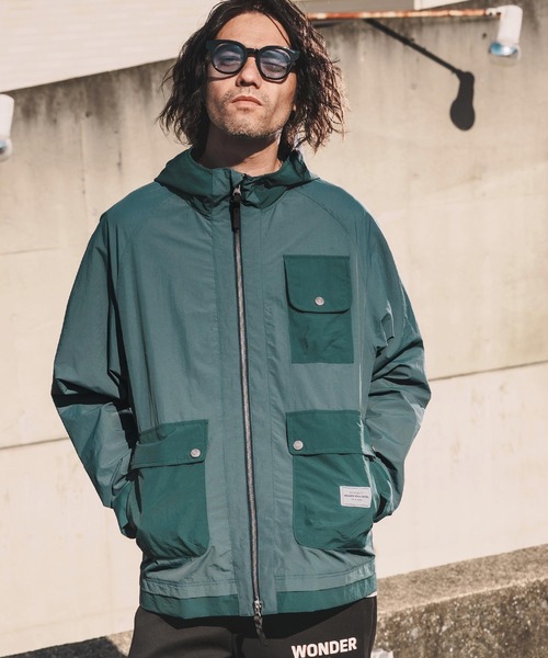 WONDER WALL MOTEL(ワンダーウォールモーテル)の「mj11318-MOUNTAIN PARKA マウンテンパーカー(26SSJK003)(マウンテンパーカー・メンズ・グリーン/ブルー・XL/L/M/S)」の5枚目の写真