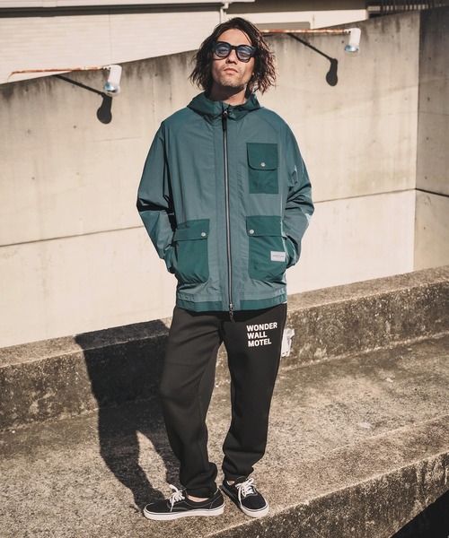 WONDER WALL MOTEL(ワンダーウォールモーテル)の「mj11318-MOUNTAIN PARKA マウンテンパーカー(26SSJK003)(マウンテンパーカー・メンズ・グリーン/ブルー・XL/L/M/S)」の9枚目の写真