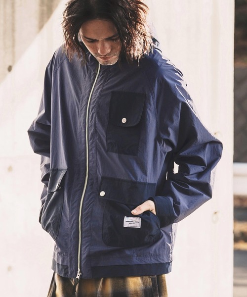 WONDER WALL MOTEL(ワンダーウォールモーテル)の「mj11318-MOUNTAIN PARKA マウンテンパーカー(26SSJK003)(マウンテンパーカー・メンズ・グリーン/ブルー・XL/L/M/S)」の12枚目の写真