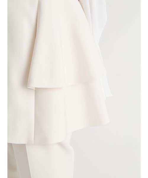 CELFORD（セルフォード）の「ペプラムパールジレ（その他アウター・レディース・ダークネイビー/アイボリー/ブラック・F）」の13枚目の写真