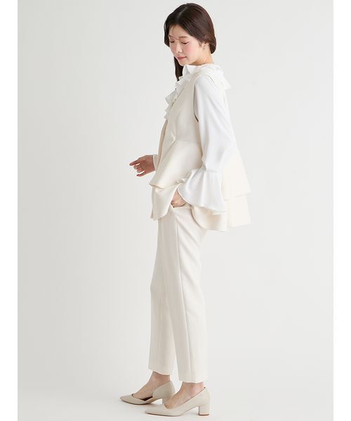 CELFORD（セルフォード）の「ペプラムパールジレ（その他アウター・レディース・ダークネイビー/アイボリー/ブラック・F）」の19枚目の写真