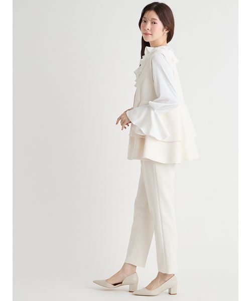 CELFORD（セルフォード）の「ペプラムパールジレ（その他アウター・レディース・ダークネイビー/アイボリー/ブラック・F）」の20枚目の写真