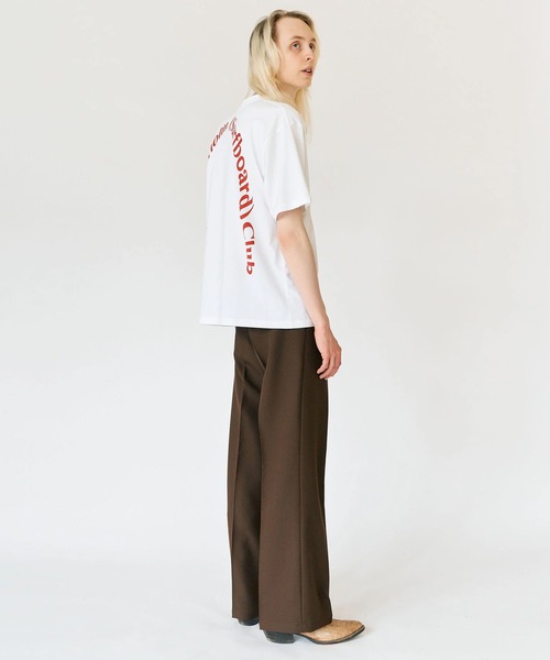 Stockholm Surfboard Club(ストックホルムサーフボードクラブ)の「Stockholm Surfboard Club/ストックホルムサーフボードクラブ 半袖Tシャツ Back Logo T-Shirt(Tシャツ/カットソー・メンズ・ブラック/マルーン/ホワイト・S/M/L/XL)」の10枚目の写真