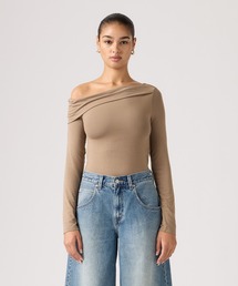 Levi's/リーバイス クララ オフショルダー ロングスリーブ トップ