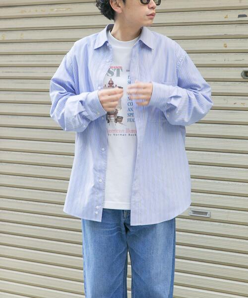 FORK&SPOON（フォークアンドスプーン）の「FORK&SPOON　PEオックスシャツ（シャツ/ブラウス・メンズ・ブルー系その他/グレー系その他・4/5）」の20枚目の写真