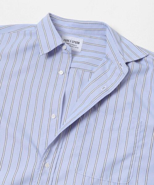FORK&SPOON（フォークアンドスプーン）の「FORK&SPOON　PEオックスシャツ（シャツ/ブラウス・メンズ・ブルー系その他/グレー系その他・4/5）」の15枚目の写真