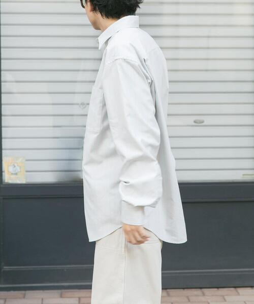 FORK&SPOON（フォークアンドスプーン）の「FORK&SPOON　PEオックスシャツ（シャツ/ブラウス・メンズ・ブルー系その他/グレー系その他・4/5）」の9枚目の写真