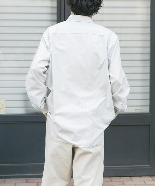 FORK&SPOON（フォークアンドスプーン）の「FORK&SPOON　PEオックスシャツ（シャツ/ブラウス・メンズ・ブルー系その他/グレー系その他・4/5）」の8枚目の写真