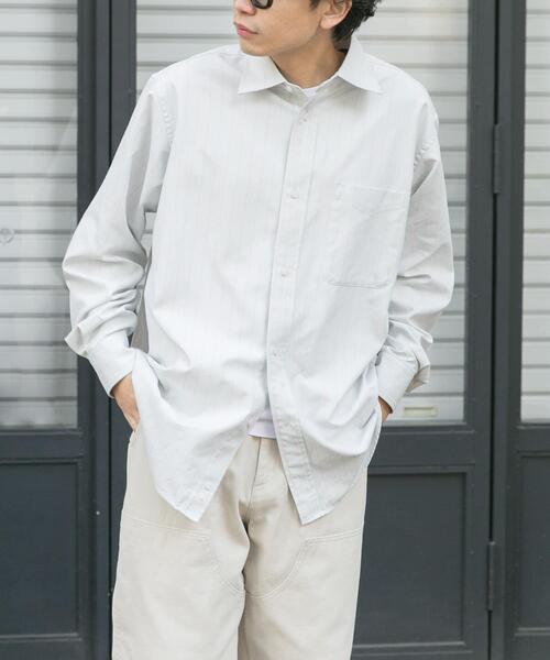 FORK&SPOON（フォークアンドスプーン）の「FORK&SPOON　PEオックスシャツ（シャツ/ブラウス・メンズ・ブルー系その他/グレー系その他・4/5）」の6枚目の写真