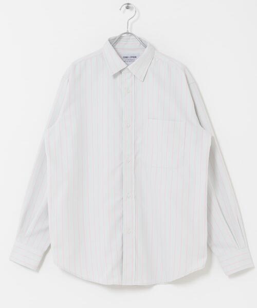FORK&SPOON（フォークアンドスプーン）の「FORK&SPOON　PEオックスシャツ（シャツ/ブラウス・メンズ・ブルー系その他/グレー系その他・4/5）」の4枚目の写真