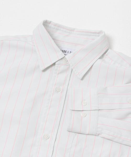 FORK&SPOON（フォークアンドスプーン）の「FORK&SPOON　PEオックスシャツ（シャツ/ブラウス・メンズ・ブルー系その他/グレー系その他・4/5）」の3枚目の写真