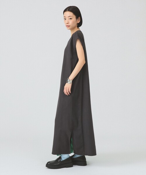 Ray BEAMS（レイビームス）の「【別注】Champion / ロング ワンピース（ワンピース・レディース・ブラック/パープル・MEDIUM）」の3枚目の写真