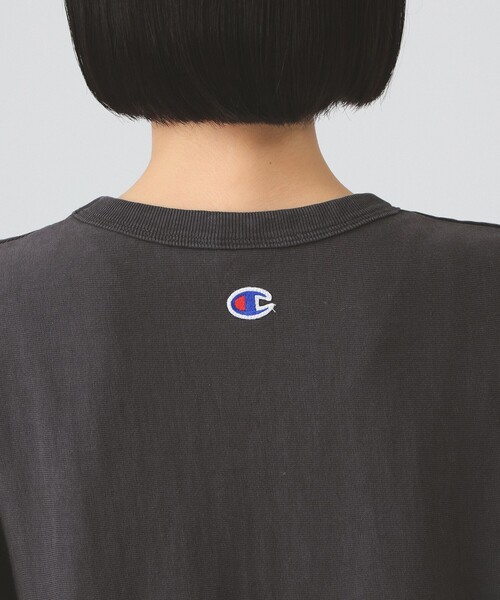 Ray BEAMS（レイビームス）の「【別注】Champion / ロング ワンピース（ワンピース・レディース・ブラック/パープル・MEDIUM）」の10枚目の写真