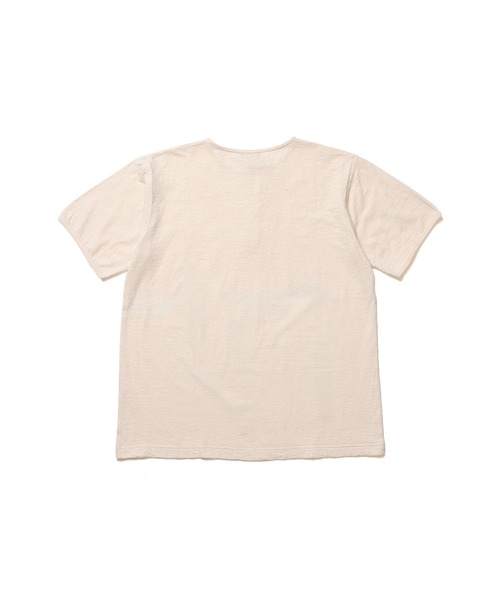 MR.OLIVE(ミスターオリーブ)の「VINTAGE CALIFORNIA COTTON / 10-BUTTON HENLEY NECK SHIRT /M261138(Tシャツ/カットソー・メンズ・オフホワイト/ブラック・MEDIUM/LARGE)」の7枚目の写真