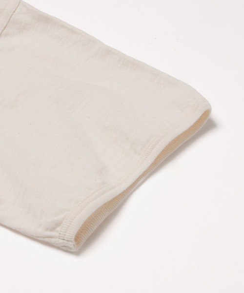 MR.OLIVE(ミスターオリーブ)の「VINTAGE CALIFORNIA COTTON / 10-BUTTON HENLEY NECK SHIRT /M261138(Tシャツ/カットソー・メンズ・オフホワイト/ブラック・MEDIUM/LARGE)」の10枚目の写真