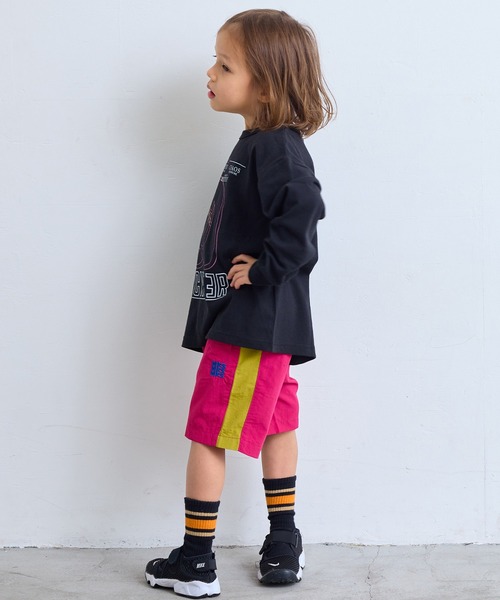 Life Support Products(ライフサポートプロダクツ)の「ナイロン切り替えラインショーツ/セットアップ可(その他パンツ・キッズ・ブラック/マスタード/オレンジ/アイボリー/ピンク/ターコイズブルー・100/90/80/95/110/150/140/130/120)」の13枚目の写真