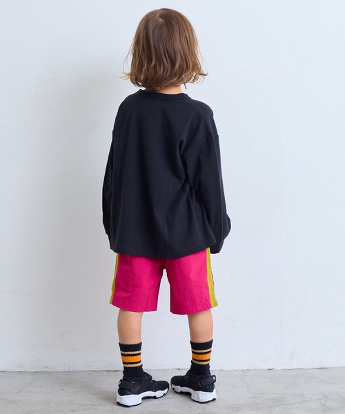 Life Support Products(ライフサポートプロダクツ)の「ナイロン切り替えラインショーツ/セットアップ可(その他パンツ・キッズ・ブラック/マスタード/オレンジ/アイボリー/ピンク/ターコイズブルー・100/90/80/95/110/150/140/130/120)」の15枚目の写真