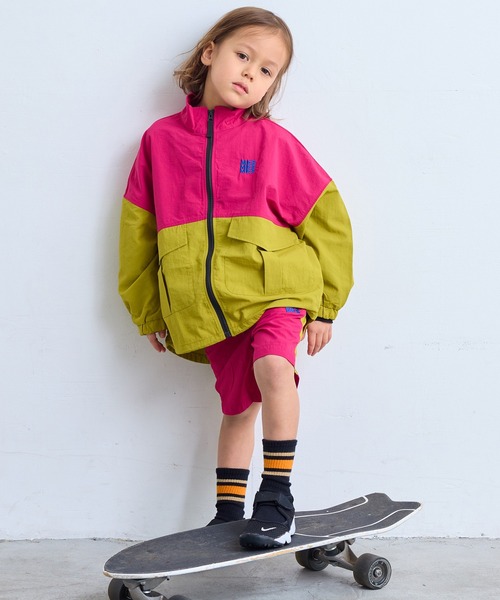 Life Support Products(ライフサポートプロダクツ)の「ナイロン切り替えラインショーツ/セットアップ可(その他パンツ・キッズ・ブラック/マスタード/オレンジ/アイボリー/ピンク/ターコイズブルー・100/90/80/95/110/150/140/130/120)」の11枚目の写真