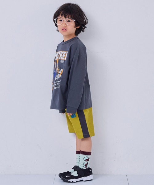 Life Support Products(ライフサポートプロダクツ)の「ナイロン切り替えラインショーツ/セットアップ可(その他パンツ・キッズ・ブラック/マスタード/オレンジ/アイボリー/ピンク/ターコイズブルー・100/90/80/95/110/150/140/130/120)」の18枚目の写真