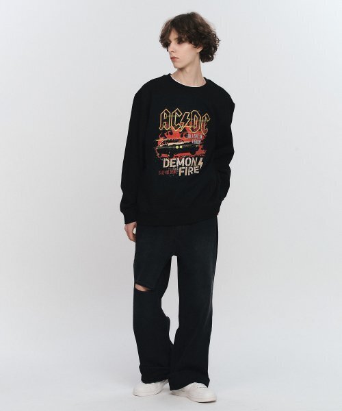 Bravado(ブラヴァド)の「ACDC Demon Fire Sweatshirt BK (BRENT2325)(スウェット・メンズ・その他・L/M/XL)」の3枚目の写真